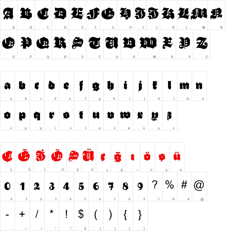 AsgardianWars font